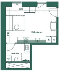 Billede 10. Lejlighed, Saltholmsgade, Aarhus C 