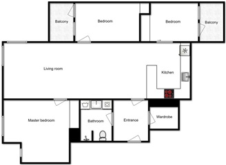 Billede 11. Lejlighed, Midtermolen, København Ø 