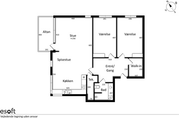 Billede 20. Lejlighed, Nordre Jernbanevej, Hillerød 