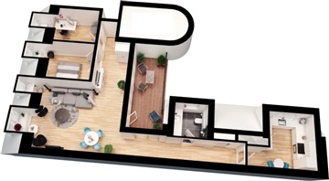 Billede 21. Lejlighed, Nørre Søgade, København K 