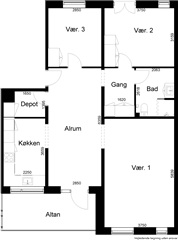 Photo 1. Apartment, Fyrkildevej, Aalborg Øst 