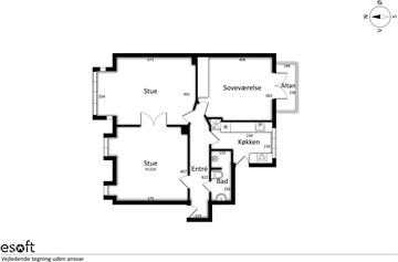 Billede 16. Lejlighed, Borgergade, Aalborg 