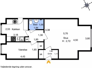 Photo 12. Apartment, Aksel Møllers Have, Frederiksberg 