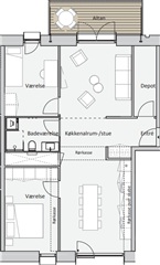 Billede 6. Lejlighed, Windfeld-Hansens Gd, Vejle 