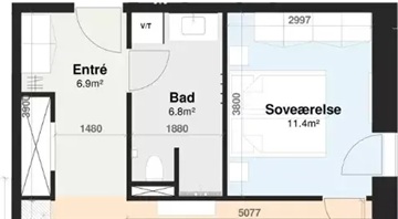 Photo 3. Apartment, Dæmningen, Herning 