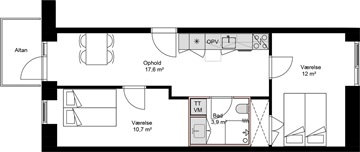 Photo 9. Apartment, Lone Kellermanns Gade, Aarhus C 