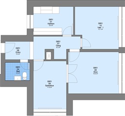 Photo 1. Apartment, Præstebakken, Esbjerg 