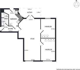 Photo 7. Apartment, John F. Kennedys Plads, Aalborg 