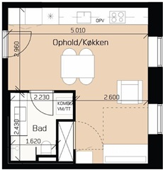 Billede 9. Lejlighed, Stålstien, Aarhus C 