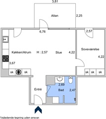 Billede 14. Lejlighed, Tinghøjvej, Søborg 