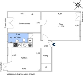 Photo 12. Apartment, Morescosvej, Charlottenlund 