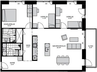 Photo 5. Apartment, Vindrosen, Risskov 