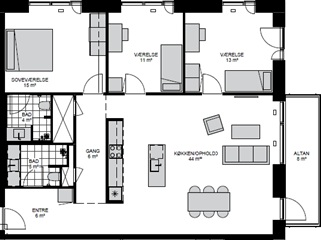Photo 5. Apartment, Vindrosen, Risskov 