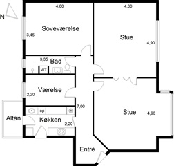 Photo 4. Apartment, Chr. Wærums Gade, Aarhus C 