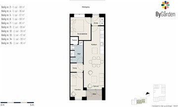 Photo 11. Apartment, Bygården, Brønshøj 