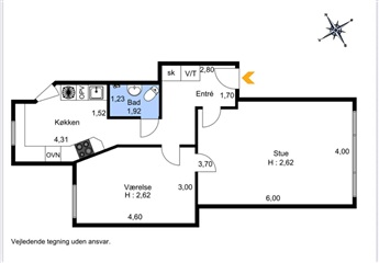 Billede 12. Lejlighed, Englandsvej, København S 