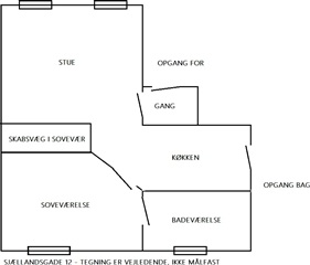 Billede 2. Lejlighed, Sjællandsgade, Viborg 