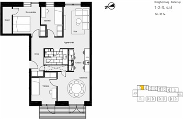 Photo 13. Apartment, Rolighedsvej, Ballerup 
