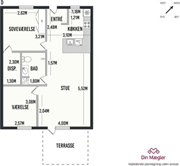 Billede 18. Lejlighed, Nerudas Alle, Aalborg Øst 