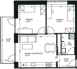 Billede 8. Lejlighed, Åhusene, Aarhus C 