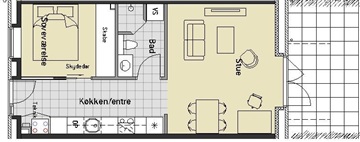 Billede 2. Lejlighed, Bjørnevangen, Odense S 