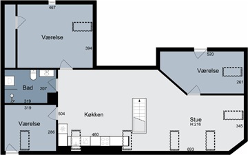 Billede 13. Lejlighed, Algade, Vordingborg 