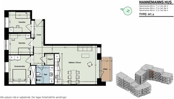 Billede 10. Lejlighed, Hannemanns Allé, København S 