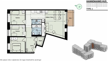 Photo 13. Apartment, Hannemanns Allé, København S 