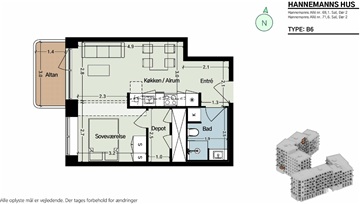 Photo 9. Apartment, Hannemanns Allé, København S 