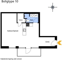 Billede 12. Lejlighed, Amaliegade, Aarhus C 