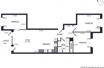 Billede 11. Lejlighed, Grethe Ingmanns Vej, København SV 