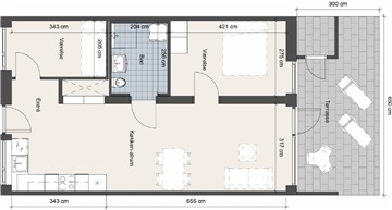 Photo 8. Apartment, Rønnebærvænget, Holbæk 