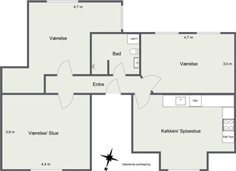 Photo 1. Apartment, Vendsysselgade, Aalborg 