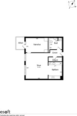 Billede 36. Lejlighed, Munkeengen, Hillerød 