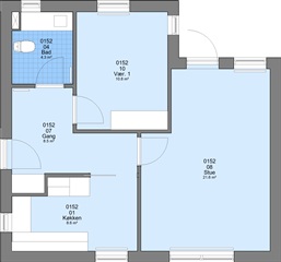 Billede 1. Lejlighed, Skaldehøjvej, Viborg 