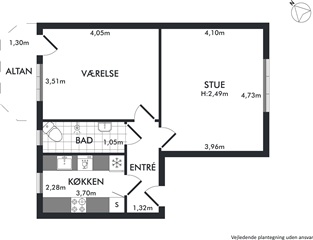 Photo 4. Apartment, Petersborgvej, Aalborg 