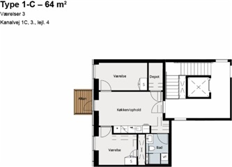 Photo 6. Apartment, Kanalvej, Kongens Lyngby 