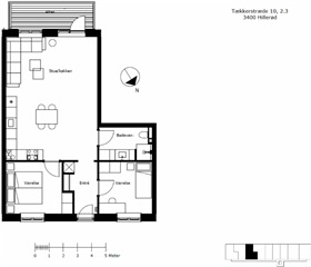 Billede 11. Lejlighed, Tækkerstræde, Hillerød 