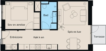 Billede 6. Lejlighed, Stenlængegårdens Kvarter, Næstved 