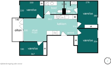 Billede 5. Lejlighed, Bohrsgade, København V 