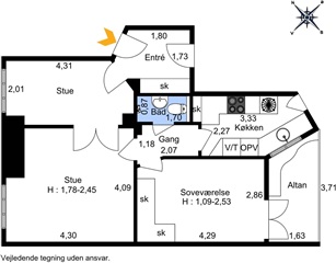 Billede 18. Lejlighed, , Frederiksberg 