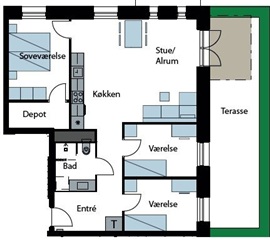 Photo 6. Apartment, Skovledet, Hillerød 