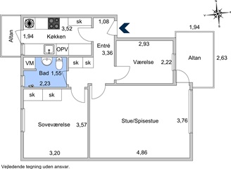 Photo 12. Apartment, Henrik Ibsens Vej, Frederiksberg C 