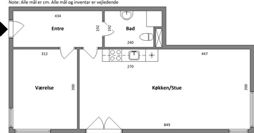 Photo 1. Apartment, Mælkevejen, Skørping 