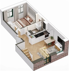 Photo 2. Apartment, B. Bangs Gade, Odense C 