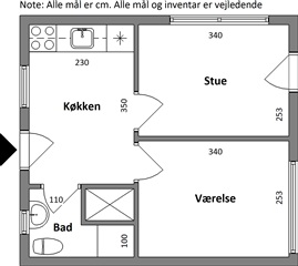 Photo 1. Apartment, Banegårdsparken, Odder 