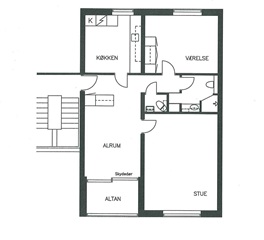 Photo 1. Apartment, Asagården, Holstebro 