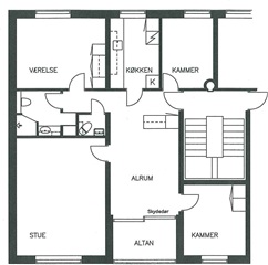Photo 1. Apartment, Asagården, Holstebro 