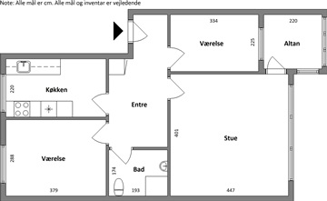 Photo 1. Apartment, Østre Alle, Skjern 
