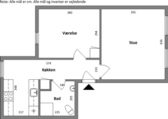 Billede 1. Lejlighed, Reberbansgade, Aalborg 